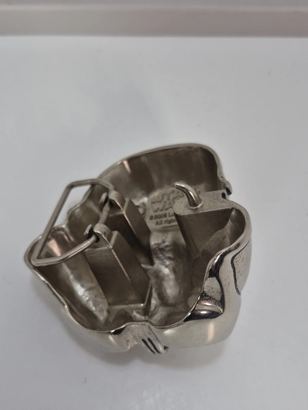 Polished Chrome  Stormtrooper Helmet Belt Buckle